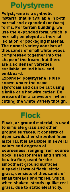 Sidebar: polystyrene & flock